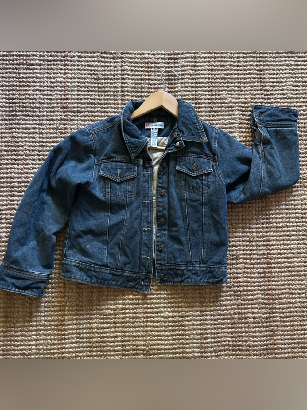 Christie Brooks kids Dark Blue Denim Jacket  Size M 10-12